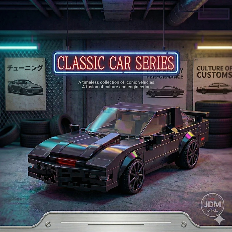 

Конструктор 1:24 JDM Classic Super Sport Car, модель для сборки, набор строительных блоков MOC, гоночный автомобиль для города, кирпичики, подарки для мальчиков и взрослых, 332 детали