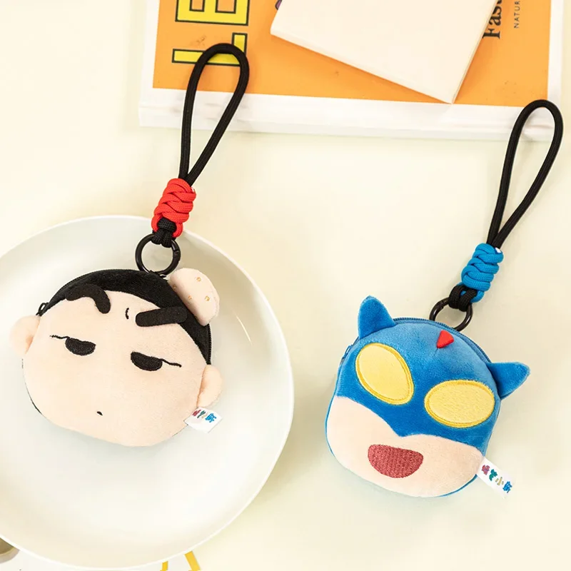 Crayon Shin-chan Borsa a tracolla Borsa a tracolla singola Borsa a tracolla Nohara Shiro Chiave Zaino Portamonete con ciondolo Borsa da viaggio per cartoni animati