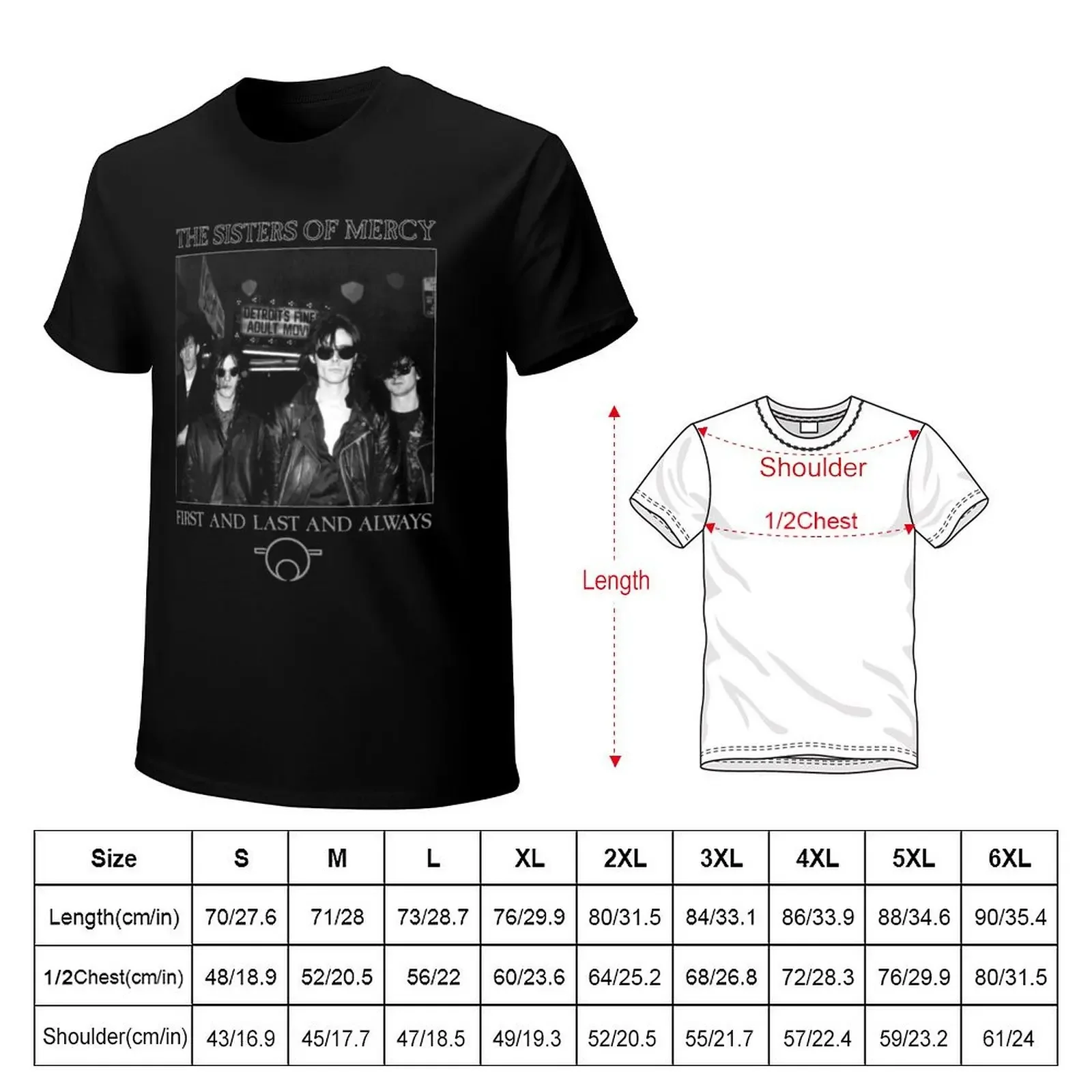 The Sisters Of Mercy first and last and always Essential T-Shirt custom t shirt plain anime stuff workout shirts for men