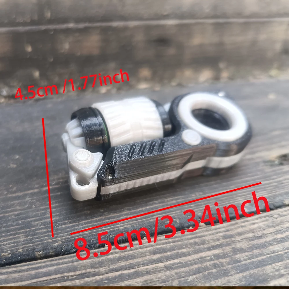 Sinian 3D Printed Ratchet Fidget Spinner Slider - A sensory toy for relieving ADHD, improving focus, and reducing stress.