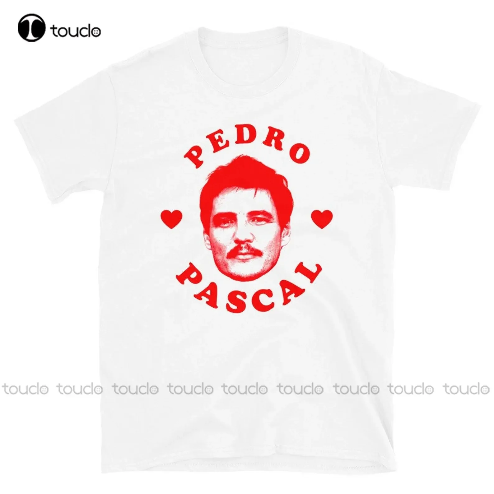 

Футболка I Heart Pedro Pascal - I Love Pedro Pascal Movie Tv Acto - рубашка с двумя сердечками для Pedro Pascal, женские футболки, подарок на заказ