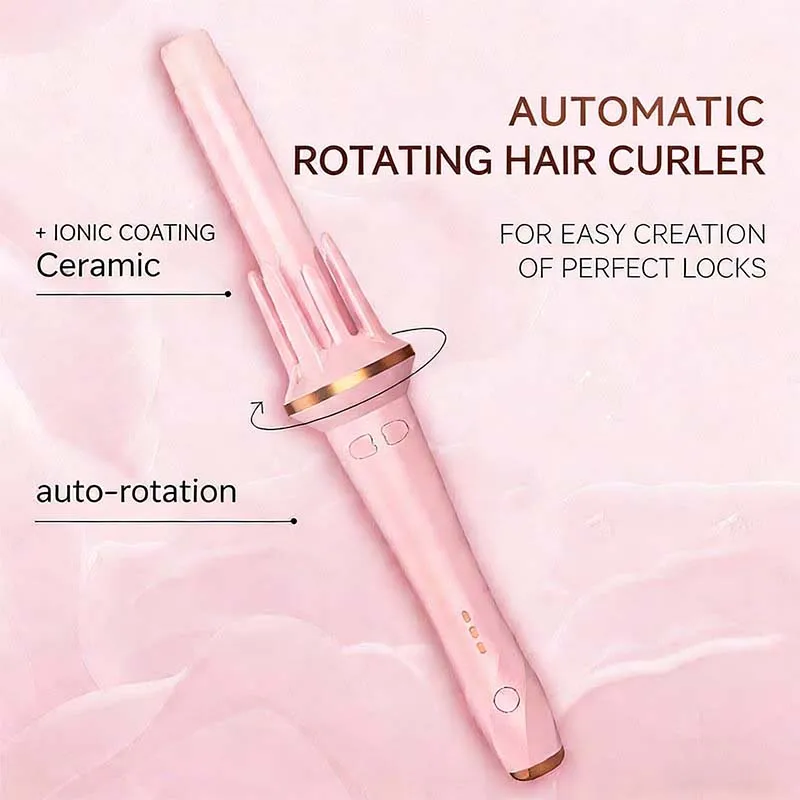 Professional Choice Ceramic Electric Hair Curler Vehicle Power Supply-Portable Styling Tool for Wavy Hair Travel Home Use