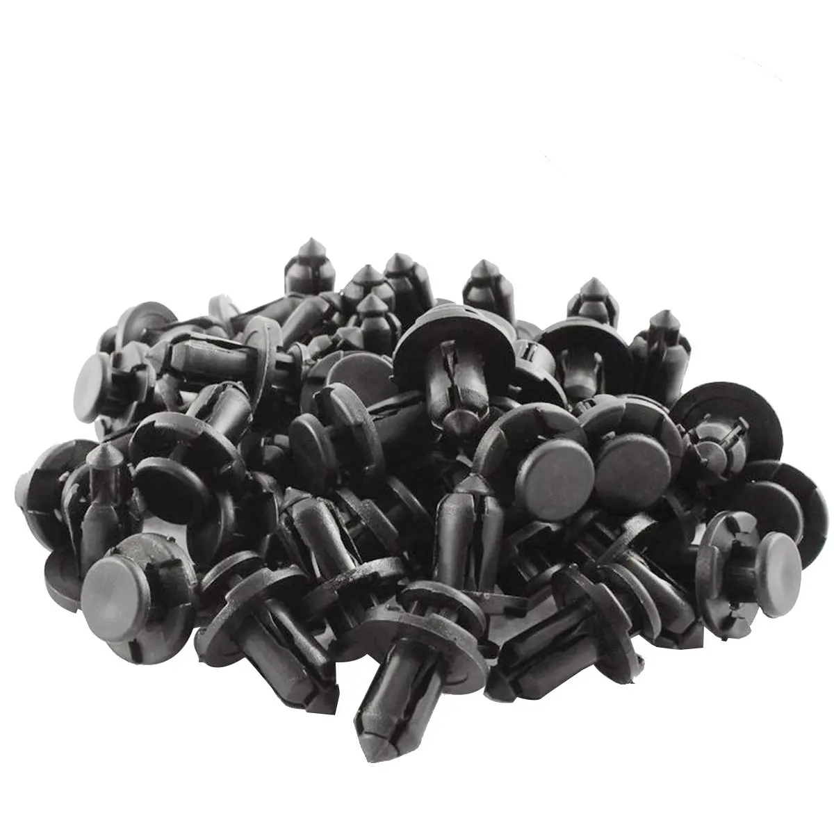 40Pcs Mud Flap Retainer Clips Radiator Yoke Bumper Shield Fastener for Polyformaldehyde Push Type Super Strong 10Mm