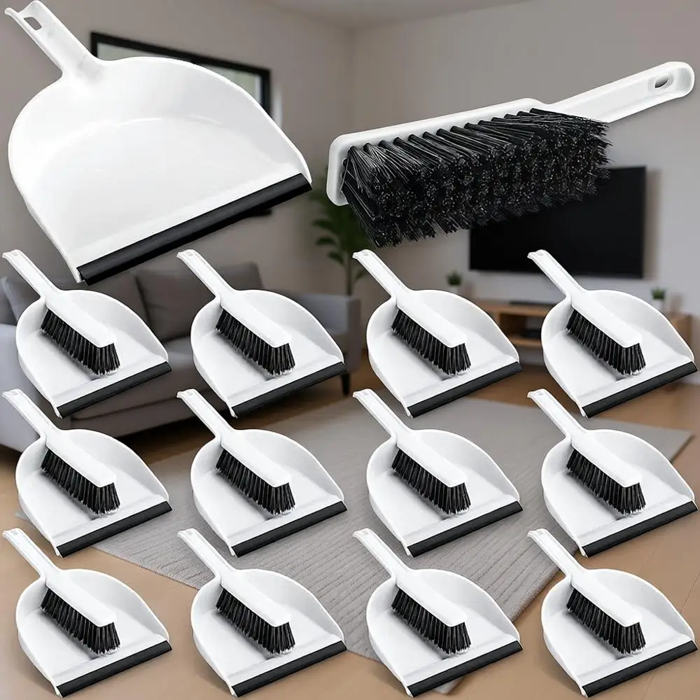 

Mini Dustpan and Brush Set, Small Broom and Dustpan Set, Portable Hand Broom Set for Home Office Kitchen Cleaning Supplies