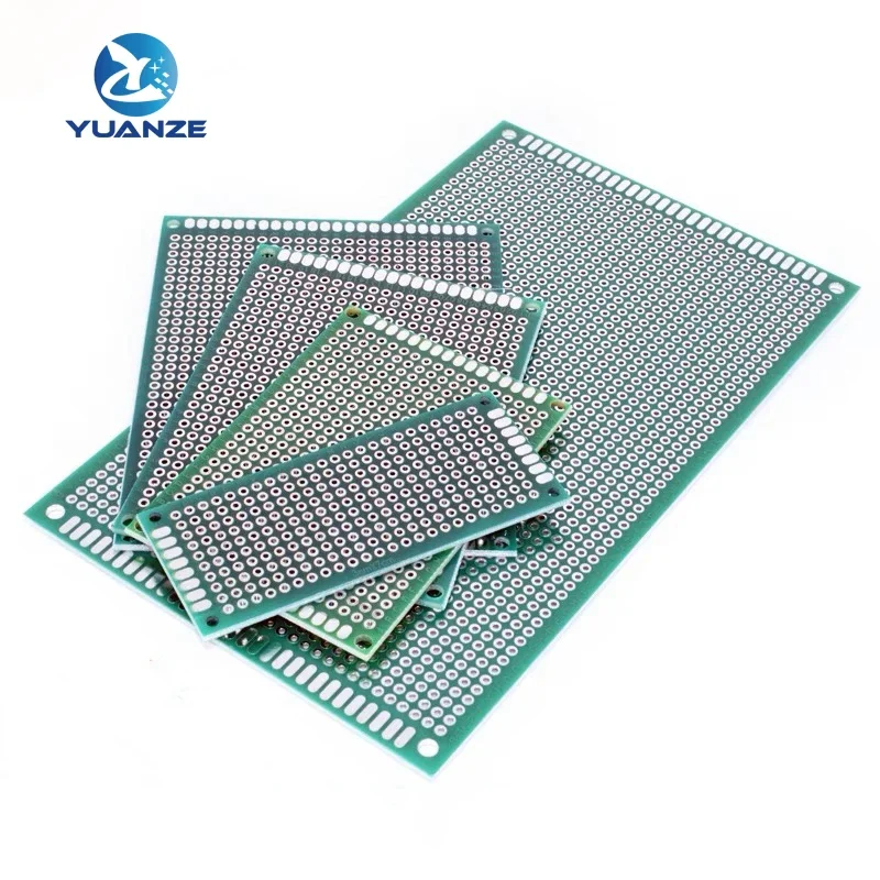 

9x15 8x12 7x9 6x8 5x7 4x6 3x7 2x8 см двухсторонний прототип Diy универсальная печатная плата печатной платы Protoboard для Arduino