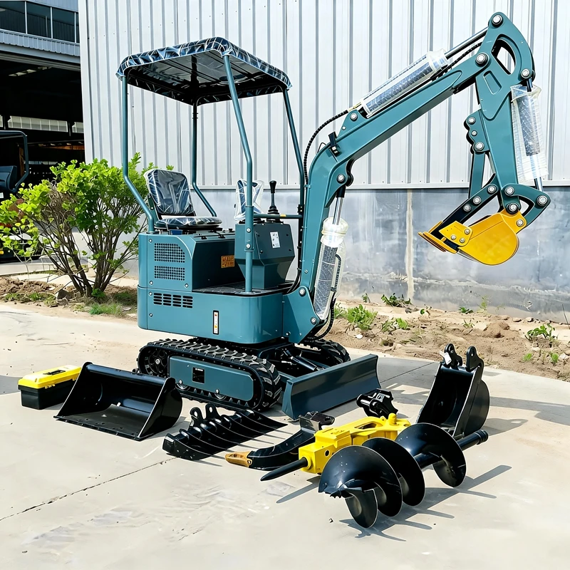 

0.8/1.2Ton mini excavator kubota engine Epa/Euro 5 Europe Agricultural Construction mini excavators diesel digger europe