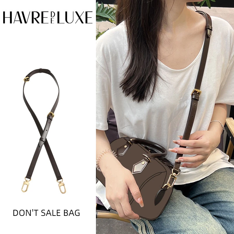 

Bag Strap For LV Speedy20 Checkerboard Bag Shoulder Strap Genuine Leather Strap Crossbody Adjustable Modification Liner Bag