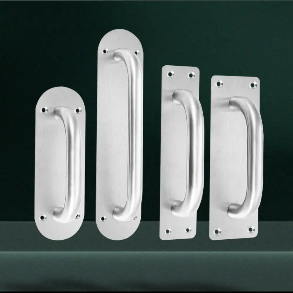 

Safety Door Door Plate Handle Stainless Steel Sliding Door Heavy Duty Barn Door Pull Furniture Handle Large Gate Door Handle
