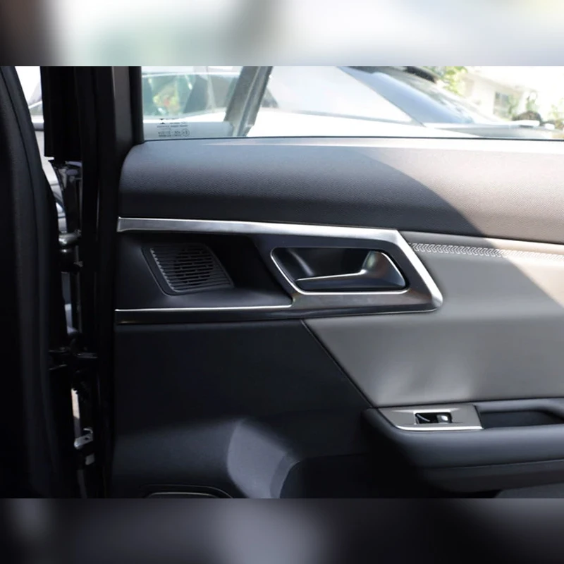 Stainless Steel Interior Door Bowl Decorative Frame Inner Handle Frame For Citroen C5X 2021 2022 2023 Accessories