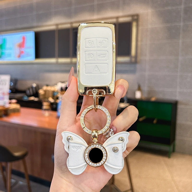 

Suitable For Land Rover Keycases Range Rover Sport Defender Discovery Evoque Velar Jauger keycover keycase key shell keychain