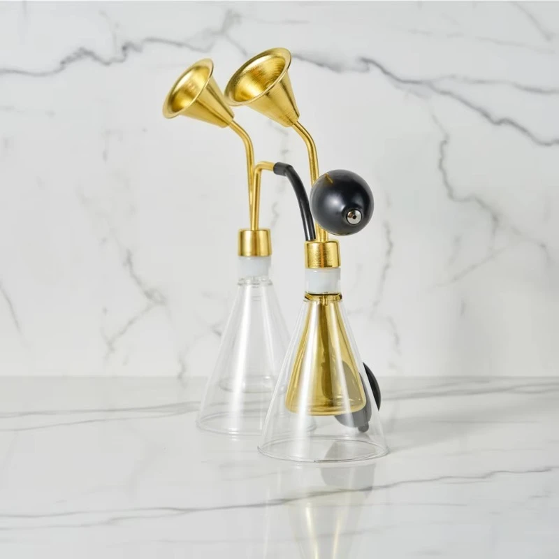 Boîte de rangement rechargeable en verre pour flacons de parfum, idéale pour les bars à parfums, les boutiques de fragrances, les vins et les huiles essentielles (pour présentation et test)