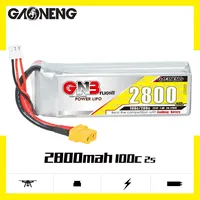 GAONENG GNB 2800mAh 2S 100C 200C 7.4V XT60 LiPo Battery RC Boat Aerobatic Flight AeroPlane QuadCopter MultiCopter