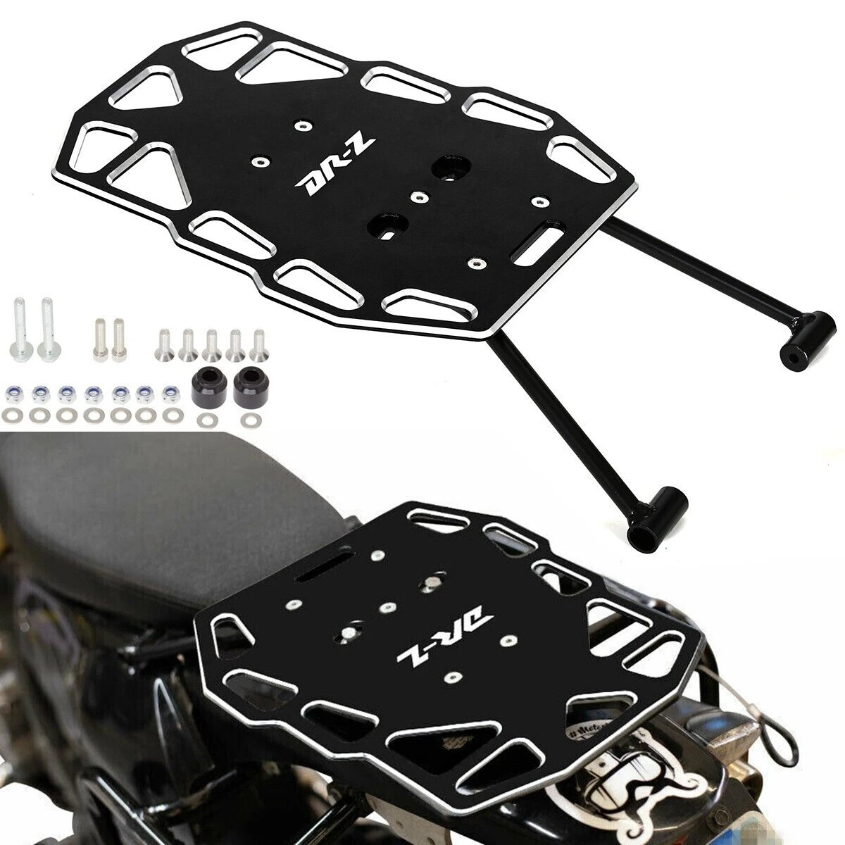 

Задний верхний багажник с ЧПУ для SUZUKI DRZ 400 400S 400E 400SM 2000-2022 DR-Z 400 400E 400S 400SM