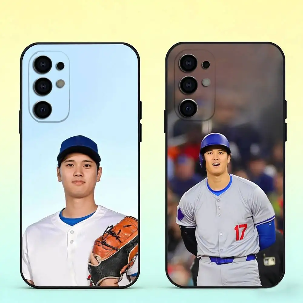 Baseball Player Otani Phone Case For Samsung S25,S24,S21,S22,S23,S30,Ultra,S20,Plus,Fe,Lite,Note,10,Black Cover