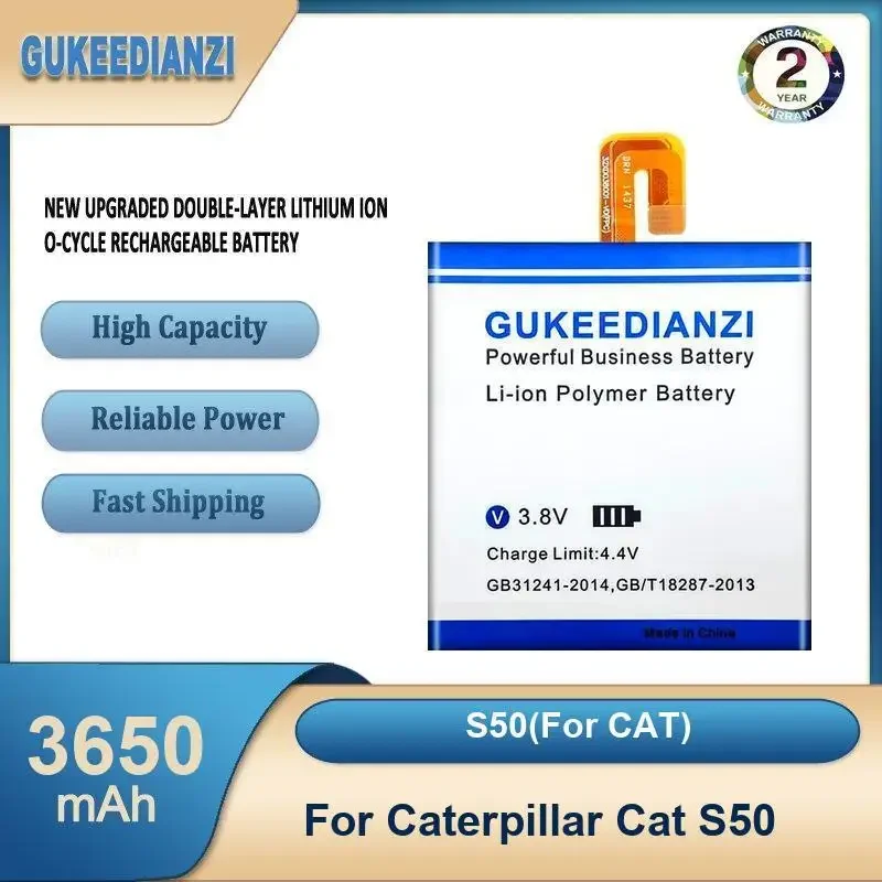 

S50 (для CAT) 3650 мАч аккумулятор мобильного телефона большой емкости для Caterpillar Cat S50