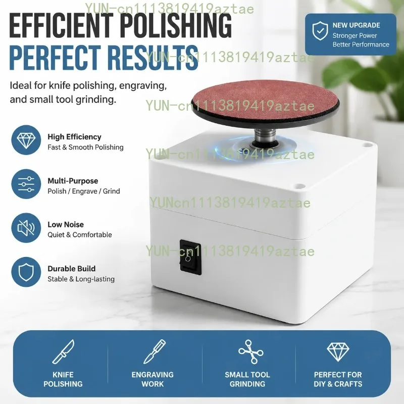 Multifunctional Electric Sharpener 4 Inch Adhesive Sand Disc Sharpening Polishing Tool Accessories