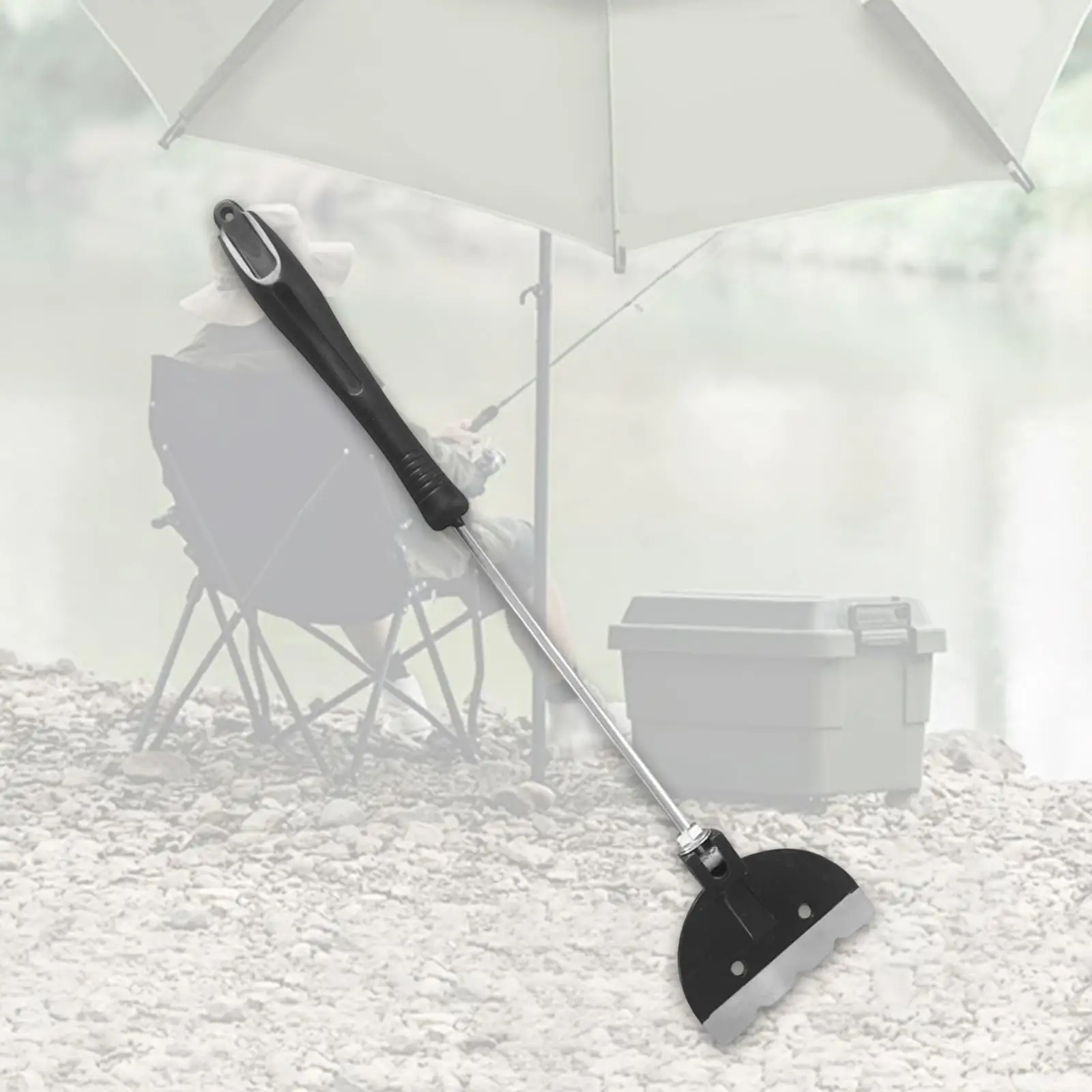 

Лопатка для наживки для креветок, вращающаяся головка, практичная, удобная ручка, профессиональная, лопатка для рыбалки, рыболовный инструмент