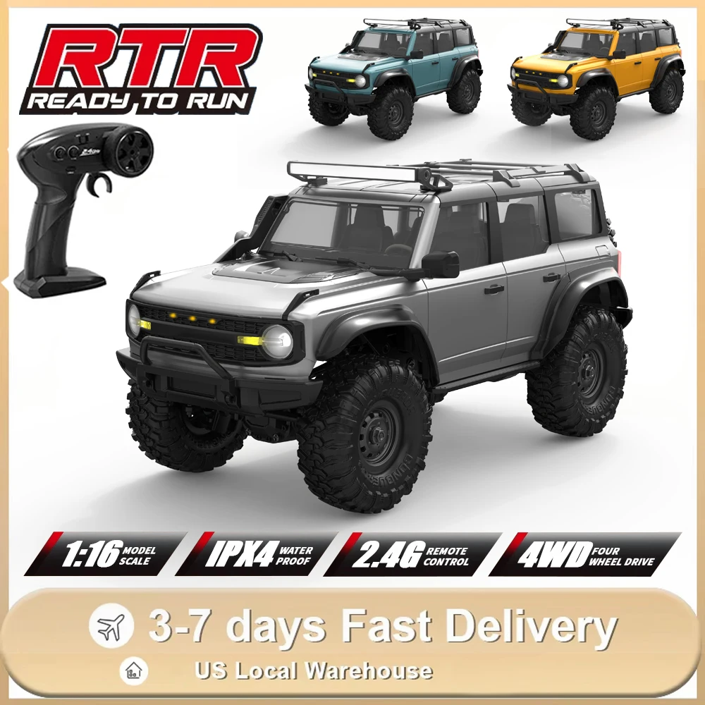 

Модель HB 1/16 Радиоуправляемый автомобиль 2,4G 4WD Внедорожные автомобили с дистанционным управлением с красочной подсветкой Гусеничный альпинистский автомобиль Игрушки для детей и взрослых