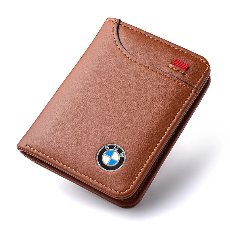 Leather Car Key Protection Bag Metal Logo Key Case For BMW X1 U11 X7 G07 XM G09 i7 7 Series G70 LCI iX I20 U06 G81 M3 Sticker view 5