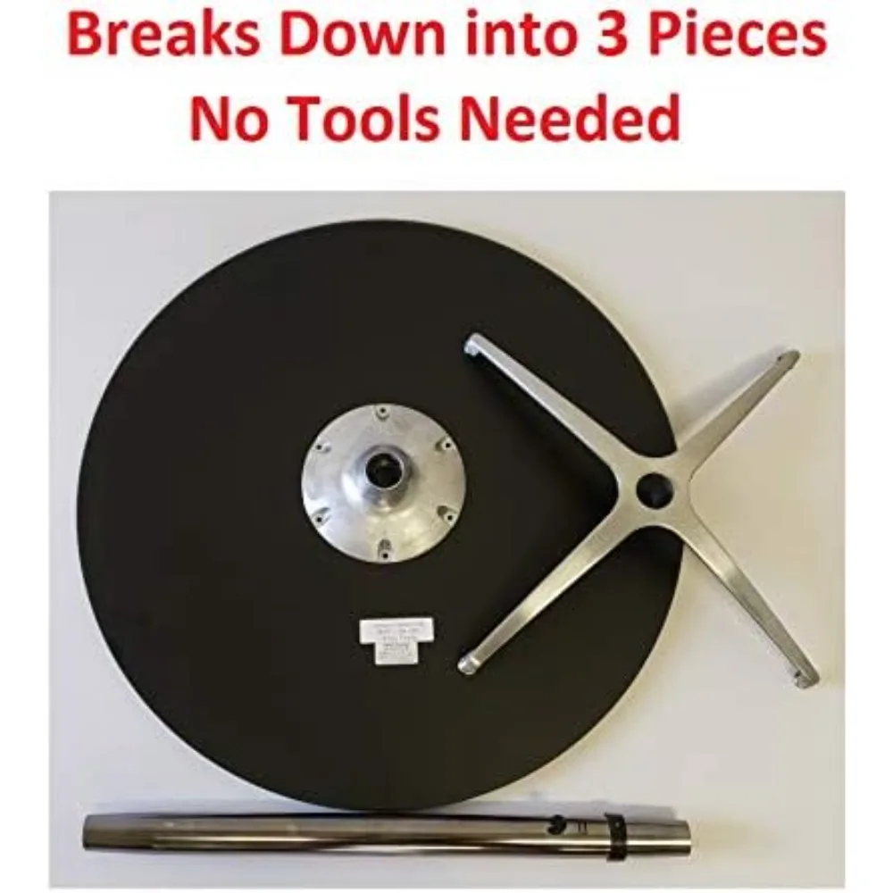 Meja Bar dan Koktail Pameran Dagang (Putih, Diameter 30 Inci)