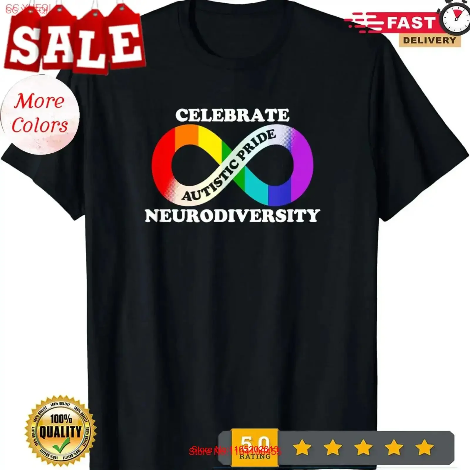 التوحد التوحد يوم الفخر احتفال التنوع العصبي تي شيرت خمر غسلها امتدت مصمم الملابس الشارع الشهير #1