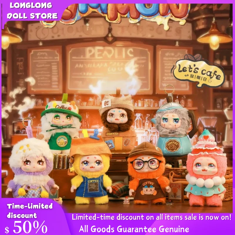 

In Stock Genuine Kimmon Dream Let'S Cafe - Coffee Day Blind Box Cute Plush Toy Pendant Mysterious Box Surprise Gift Trendy Toy