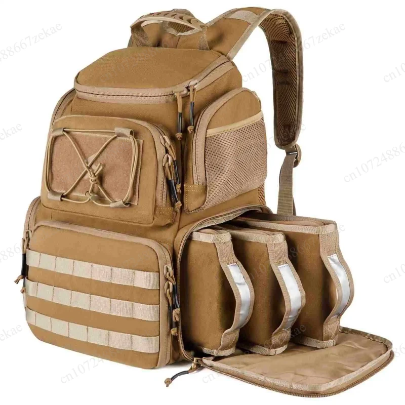 Large Capacity Tactical Backpack with Reflective Strips, Outdoor Hiking & Travel Equipment Bag
