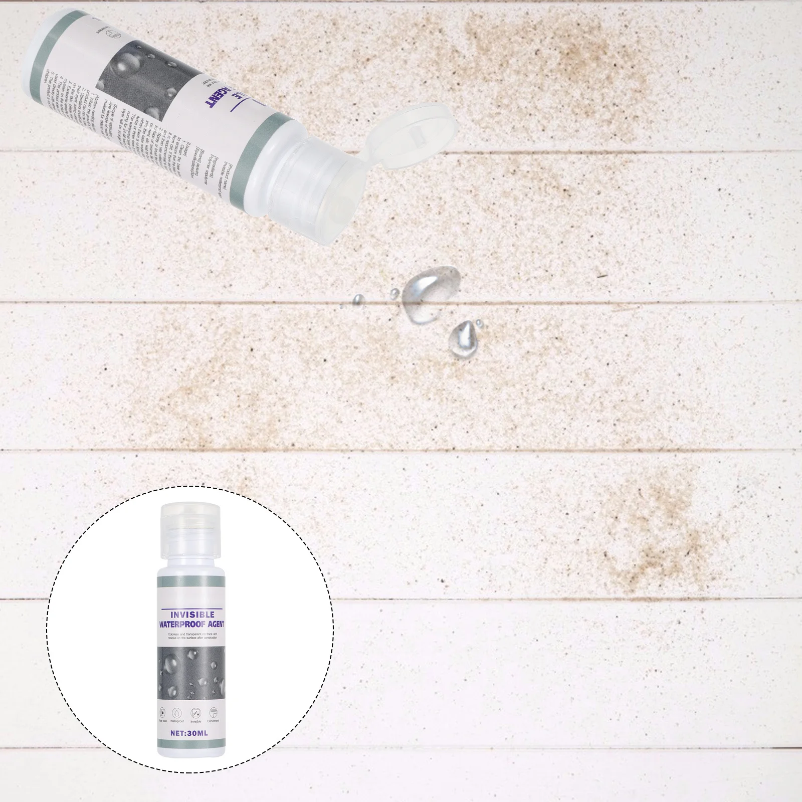 

3Pcs Waterproofing Agent Super Adhesive Spray for Wall Floor Crack Repair Leak Sealing Invisible Durable Protective Spray