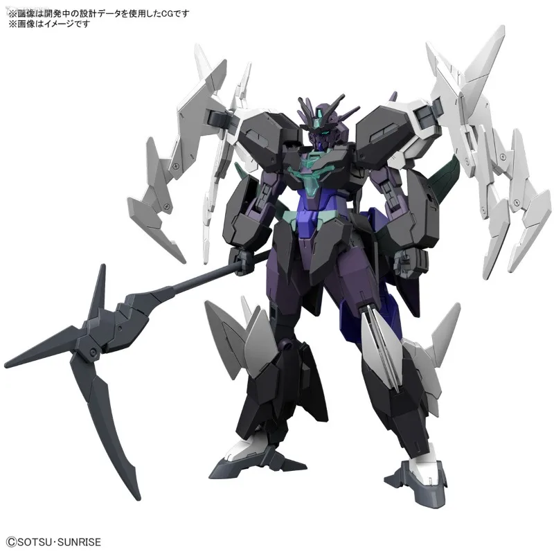Bandai Gunpla GUNDAM BUILD METAVERSE HG 1/144 Plutine Gundam Action Figure ของเล่นประกอบชุดของขวัญ