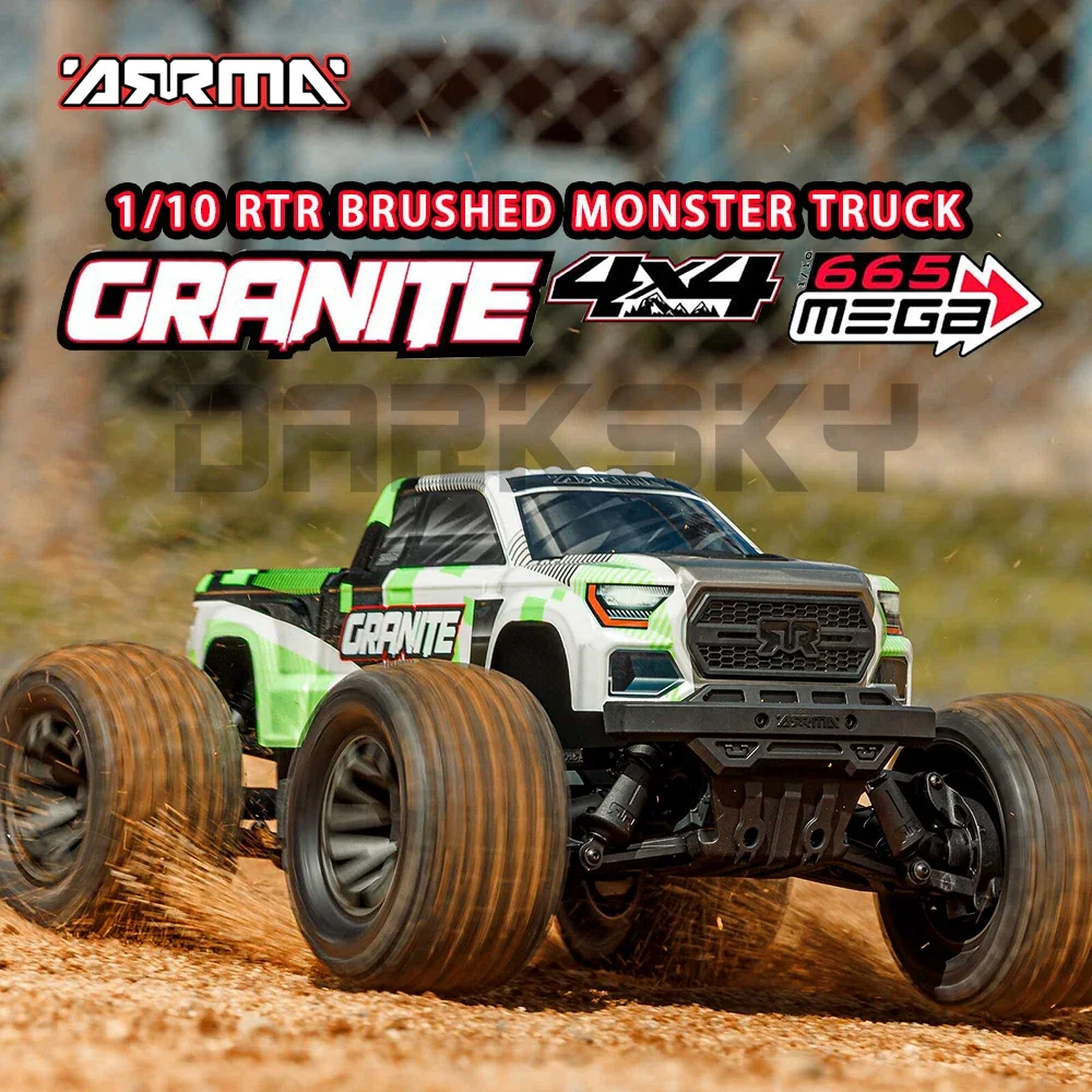 ARRMA GRANITE 665 ARA4202V4 4X4 afstandsbediening auto GEBORSTELD 1/10 Elektrische Afstandsbediening Auto RC Truck Kinderspeelgoed rc crawle
