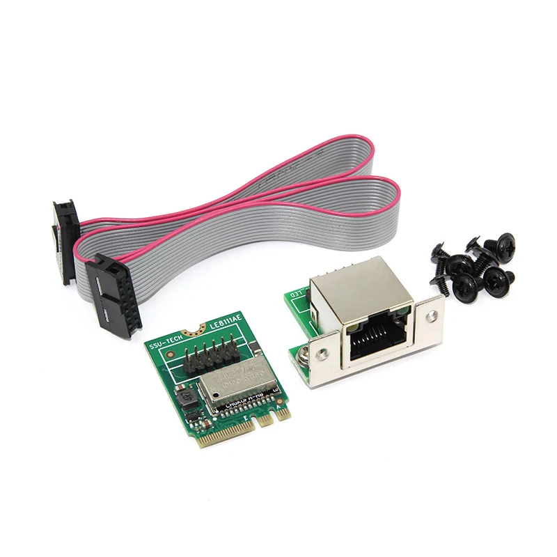 new Network Cards M.2(A+E) Network Card 1000Mbps Gigabit Ethernet 10/100/1000M RJ45 LAN Network Adapter for Computer PC