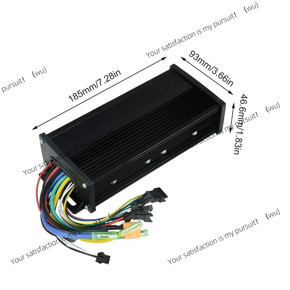 for Three Mode Sine Wave Controller 36V 48V 52V 60V 64V 1000W 2000W E-bike Brushless Motor DC Controller 40A for E-scooter