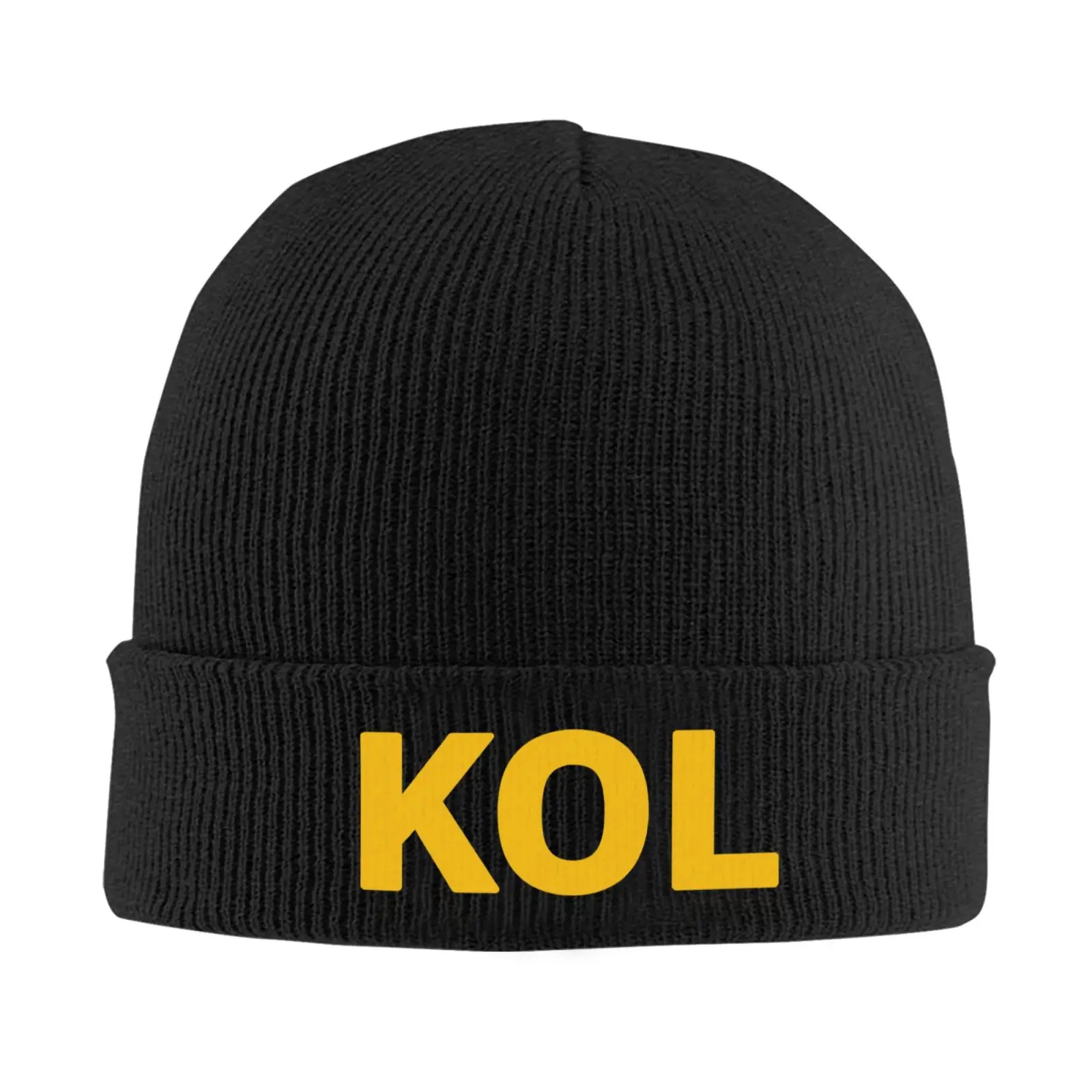 أنا KOL طباعة قبعة دافئ قبعة شتوية قبعة لينة متماسكة قبعة الجمجمة للرجال النساء الدافئة مترهل قبعة قبعات القبعات قبعة Boos