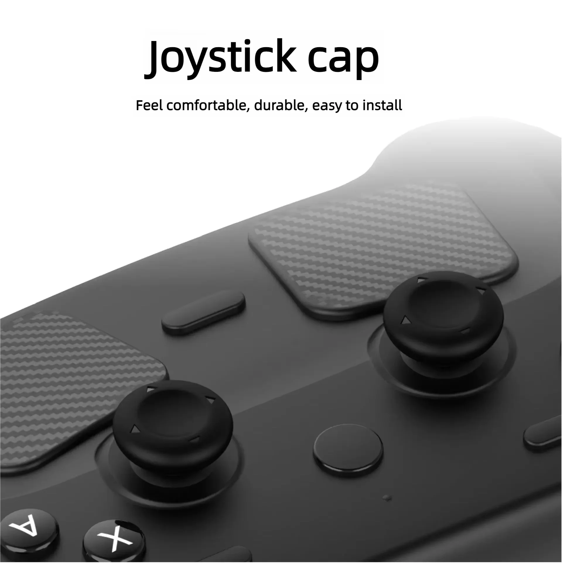12-in-1 Kits for Steam Controller 2 Silicone Joystick Caps & Trackpad Skin Sticker Type-C Dust Plug Gaming Accessories