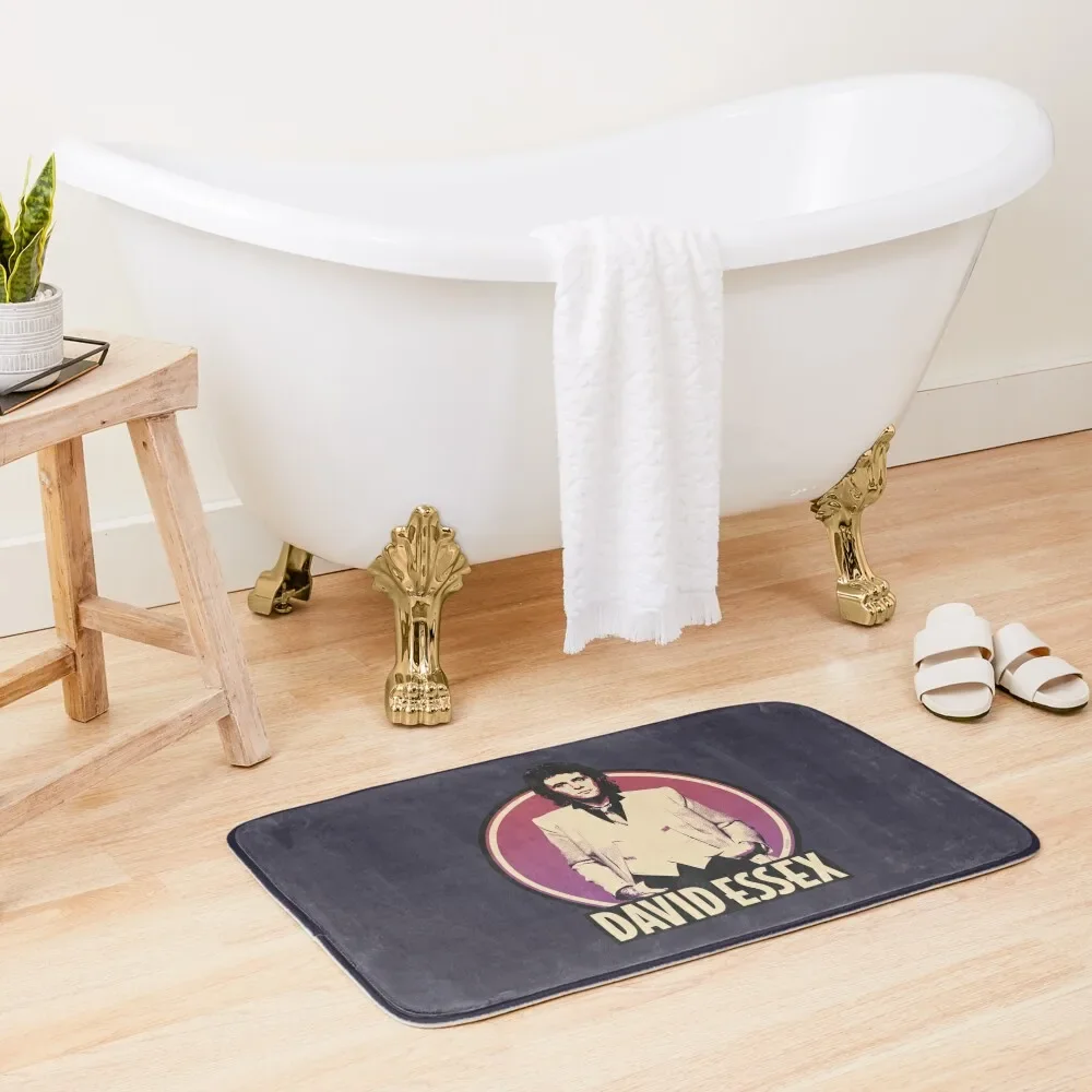 

David Essex 70s Pop Music Bath Mat Floors For Bathroom Anti-Slip Shower Accessories For Shower And Services Mat