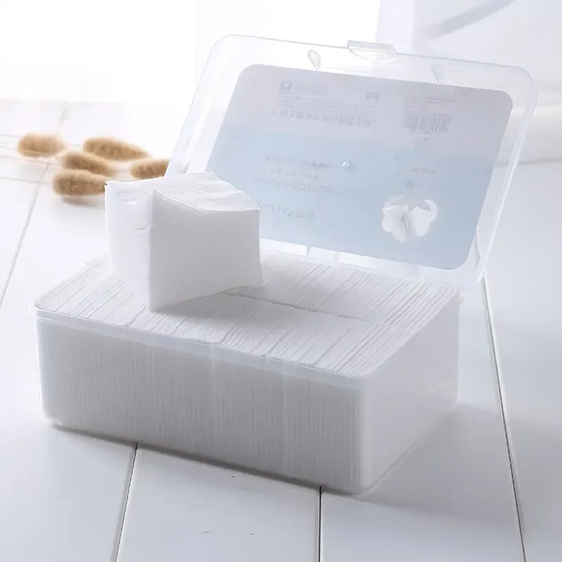 使い捨てコットンメイクワイプ,ソフトリムーバーパッド,フェイシャルクレンジングペーパー,コスメティックパッド,高品質,1セットあたり1000個