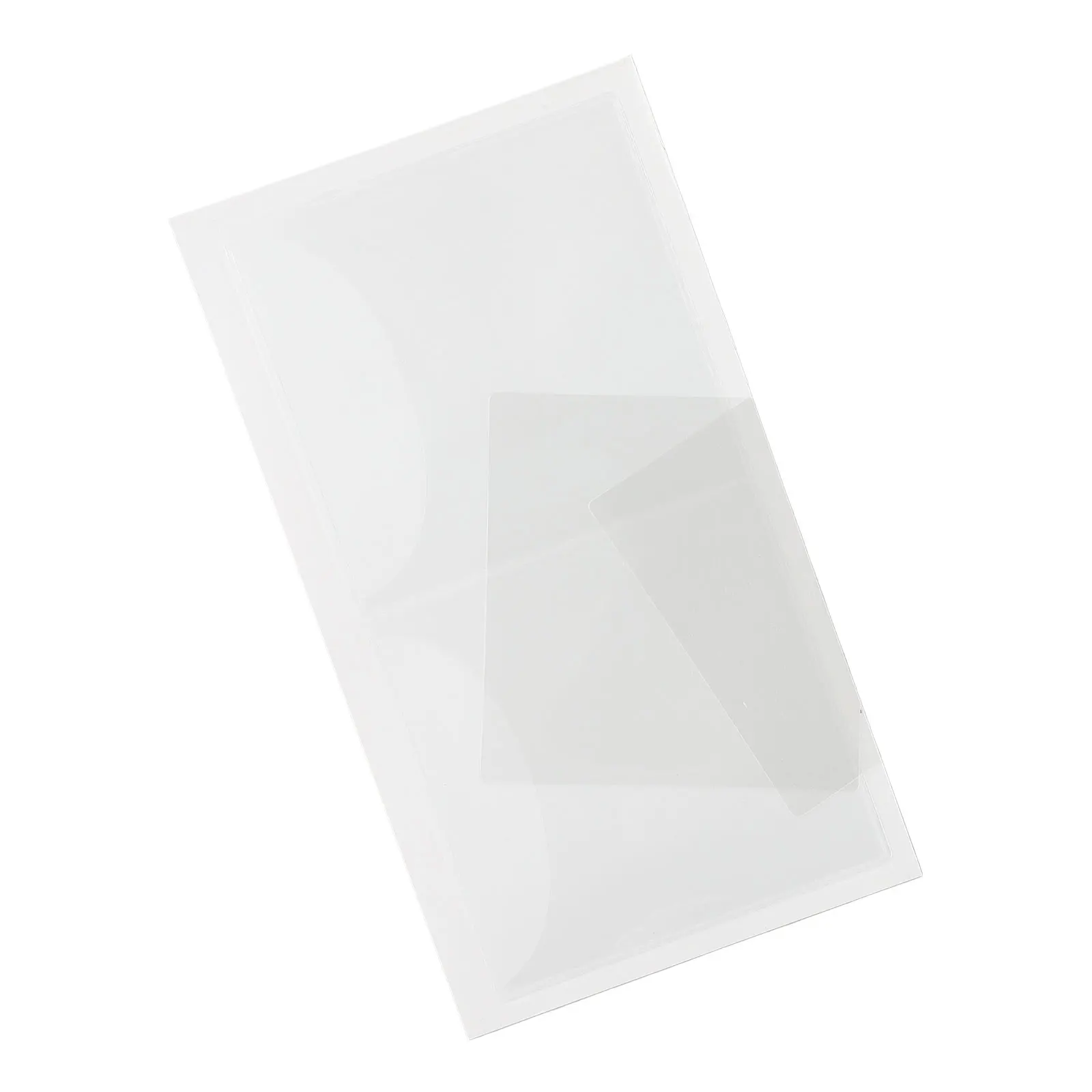 Car Windscreen For Parking Ticket Holder 2 Pieces Clear Backed 90mm x 90mm Pocket Wallet Compatible with Flat Vehicle for