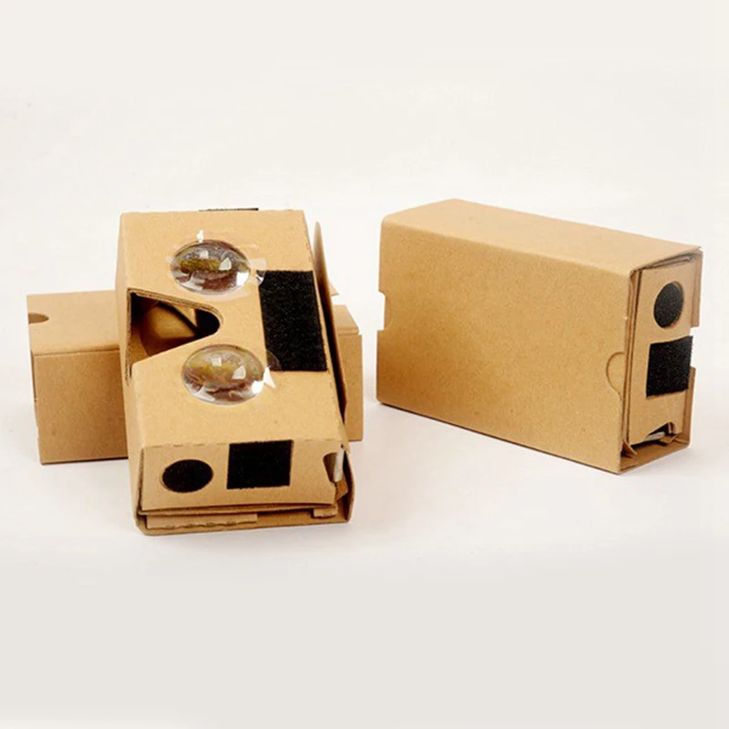

【Home-Tools!】6PCS 3D Glasses for Google Cardboard V2 VR Valencia 4.5- 6Inch Smartphone+Headband