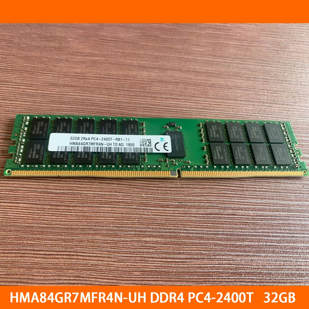 Memória do servidor ECC, HMA84GR7MFR4N-UH, 32G, 32GB, 2 Rx4, DDR4, PC4-2400T, alta qualidade, transporte rápido, 1PC