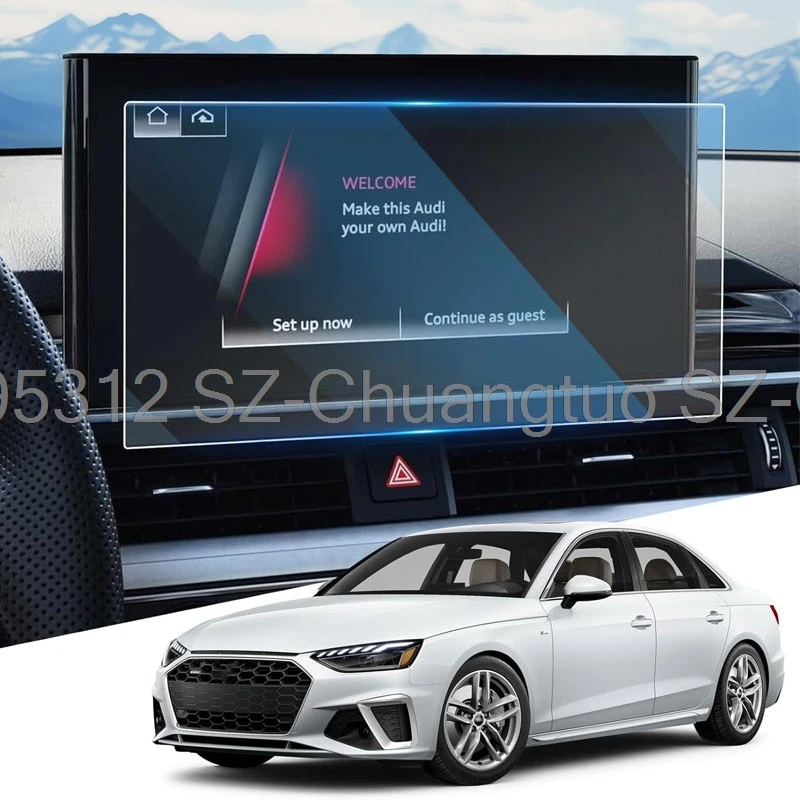 Screen Protector Tempered Glass  For Audi SQ5 Q5 2022 2023 10.1 inch Car GPS Navigation Display Protect