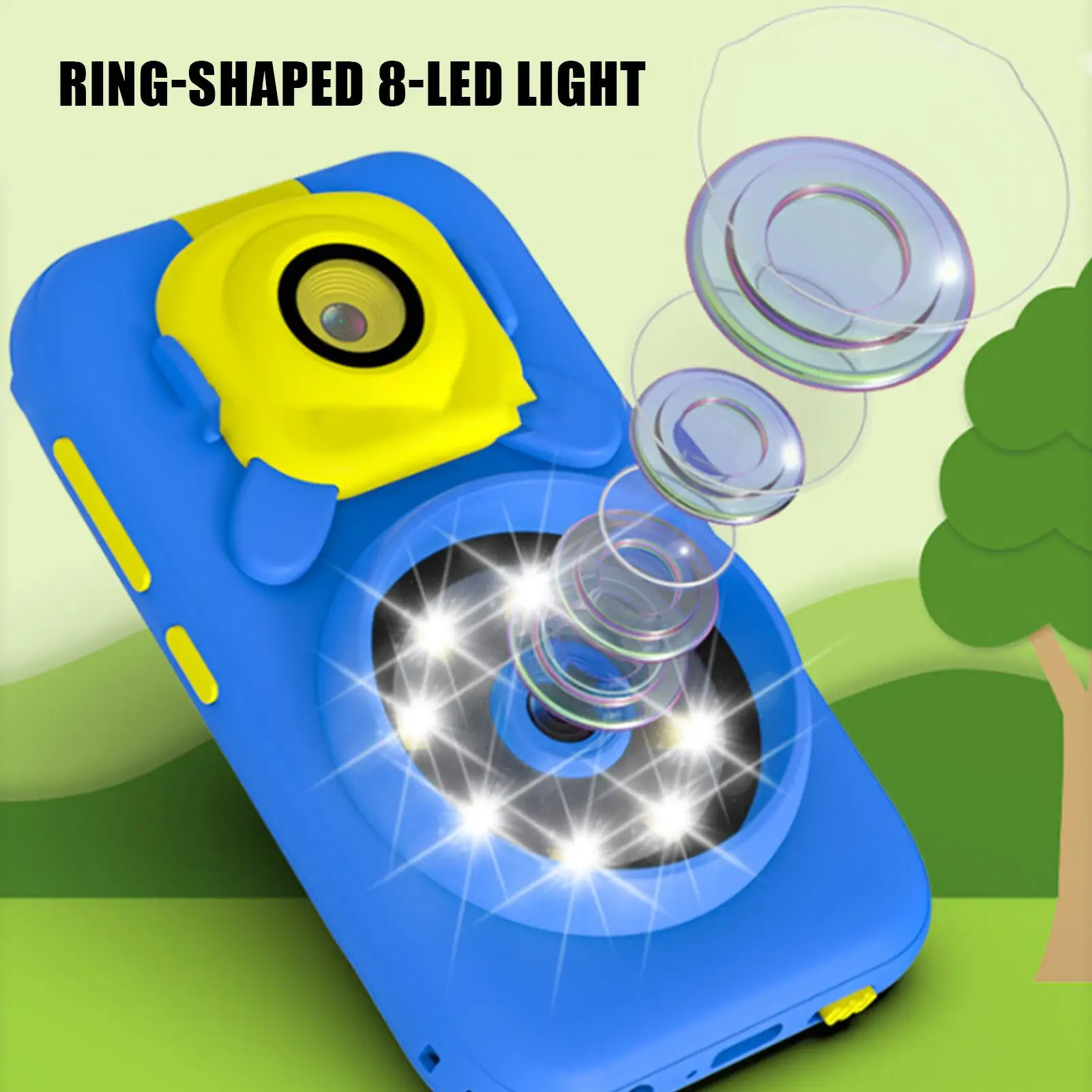 Microscópio digital portátil multifuncional, gravador de fotos hd, lupa de insetos biológicos para crianças, presente