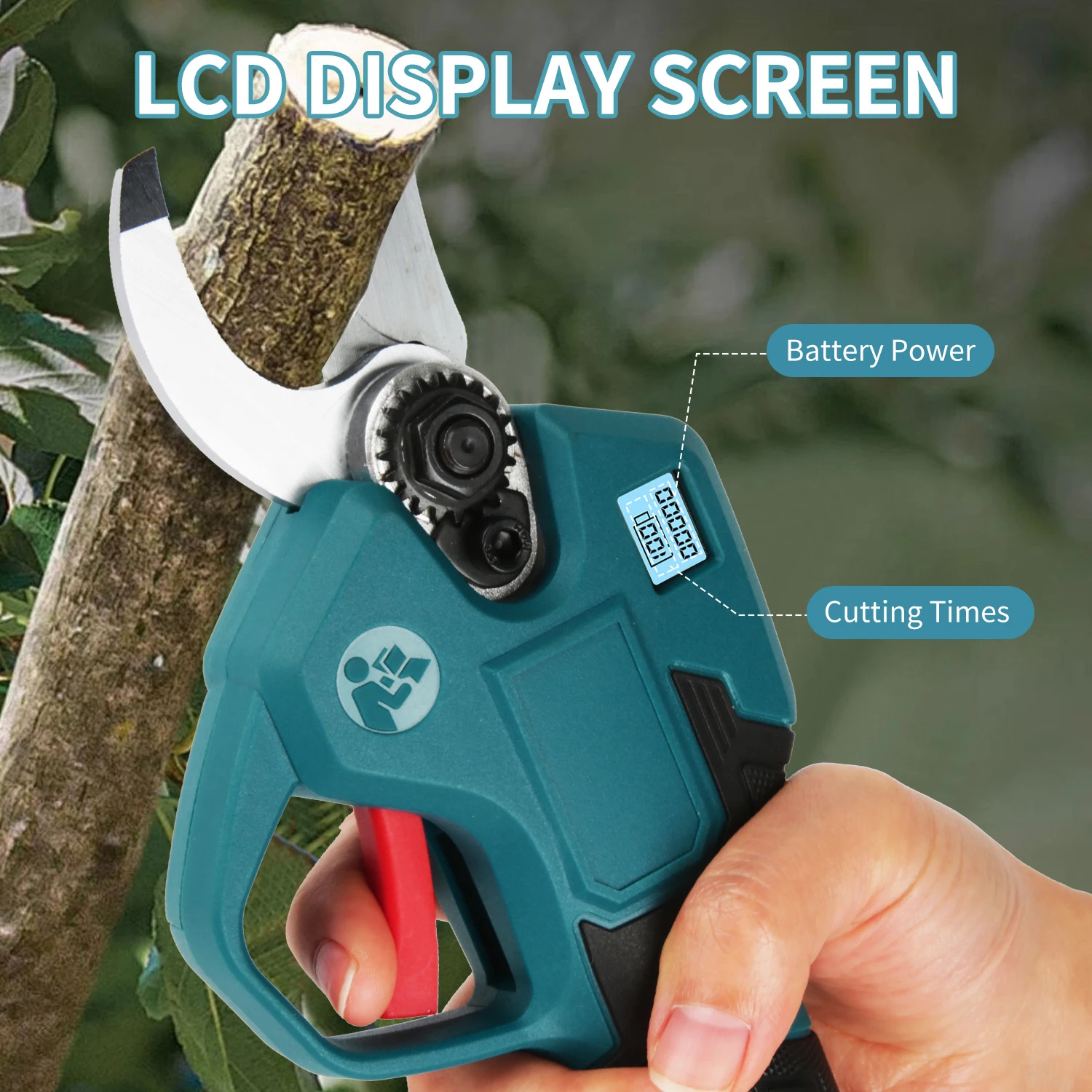 45mm Brushless Electric Pruning Shears Garden Tool 18V Battery Cordless Electric Garden Scissors Fruit Tree for Branche Cutter