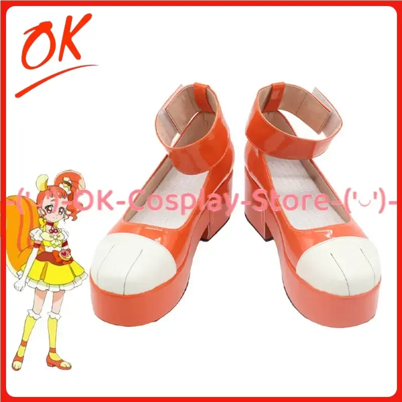 [Aangepast] KiraKira Arisugawa Himari Cosplay Schoenen Anime Rollenspel Prop Halloween Carnaval Party PU Lederen Laarzen