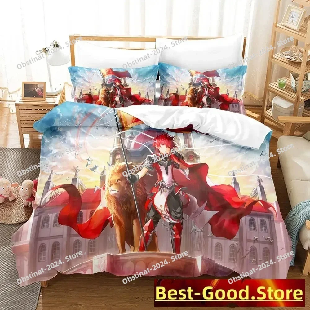 

Cool Game Elsword Anime parure de lit Bed Printed Duvet Cover Pillowcase Bedding Set Bed Linen Sheet Quilt Cover Queen King Size