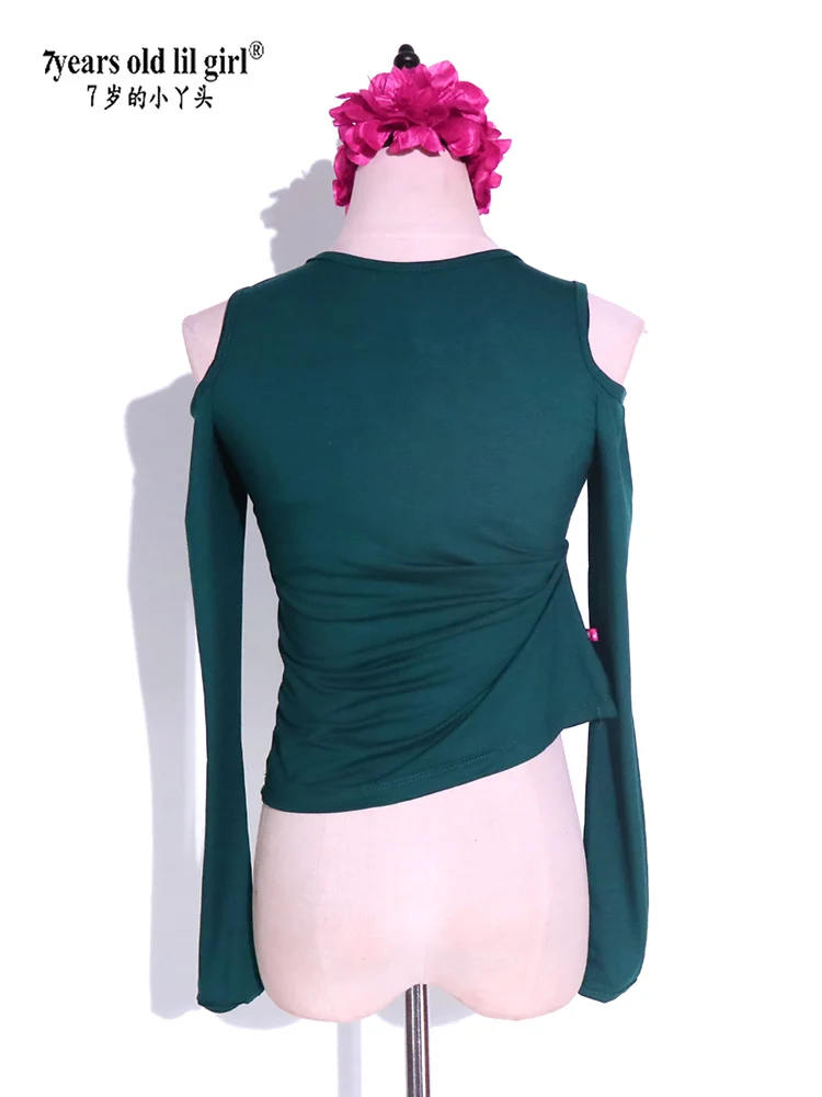 Belly Dance Top Modal ผ้าฝ้ายโยคะ Tribal FusionSleeve Slim เสื้อสําหรับหญิง Bellydancing Exotic เครื่องแต่งกาย Dancewear GHH19