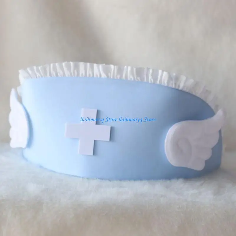 573B Nurse Hat cosplay per i copricapi cosplay per le forniture per feste Halloween