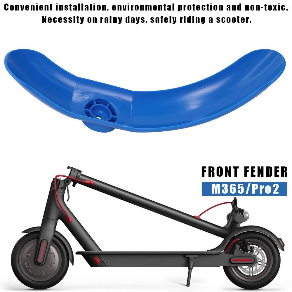 Electric Scooter Mudguard Front Fender For Xiaomi M365 Pro 2 1S Pro Type Splash Proof Wheel Water Baffle Colorful Fender Parts