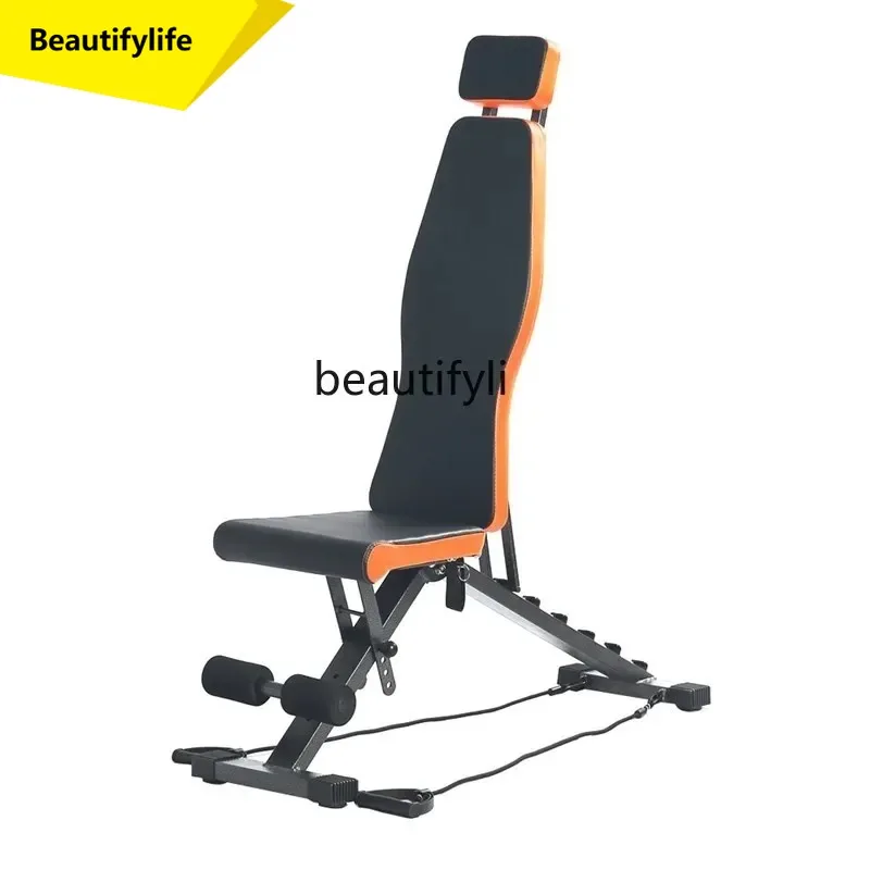 A49 Household multi-functional sit-ups, abdominal fitness chair, multi-functional bench press stool