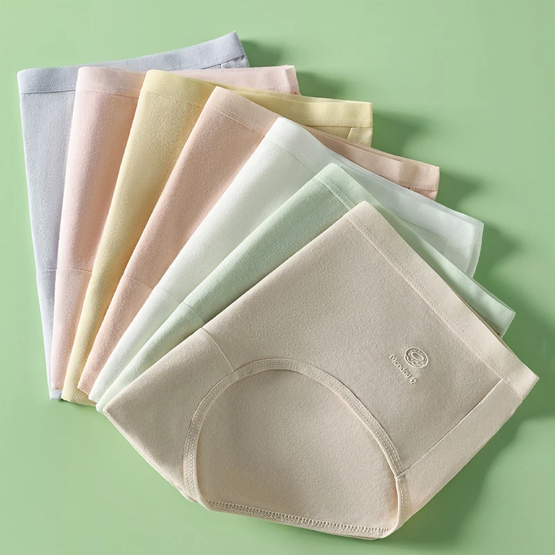 7 قطعة سراويل داخلية نسائية قطنية قابلة للتنفس ملابس داخلية صلبة للفتيات سراويل داخلية ناعمة مثيرة منخفضة الخصر سراويل أسبوع ملابس داخلية نسائية
