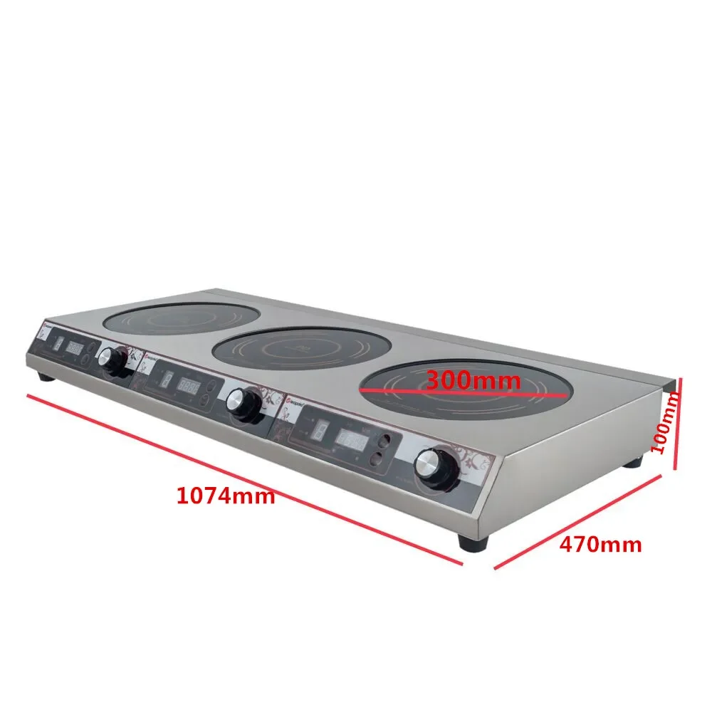 High Quality Stainless 220v Portable 3 Burner Electric China Induction Cooker For Commercial Kitchen Appliance